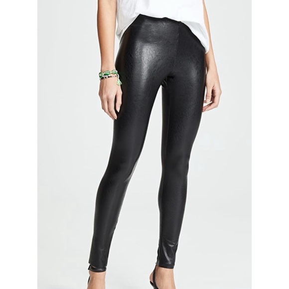 COMMANDO Control Faux Leather Leggings Black | S - Picture 1 of 9